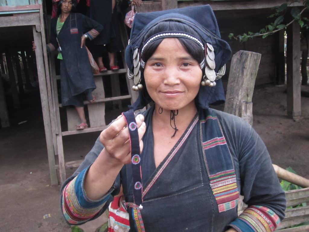 akha hill tribe woman