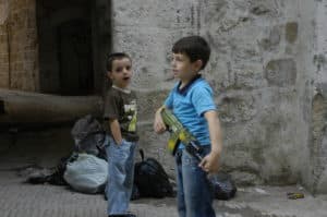 Children in Nablus photo credit: Stephen Bugno