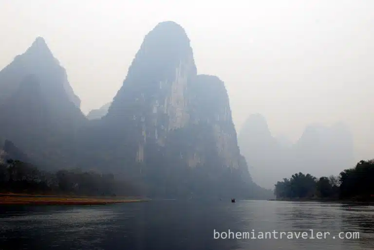 Li River Bamboo Raft Map Photo of the Week: Rafting on the Li River near Yangshuo - GoMad Nomad ...