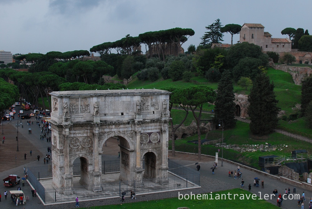 the Arch of Constantine