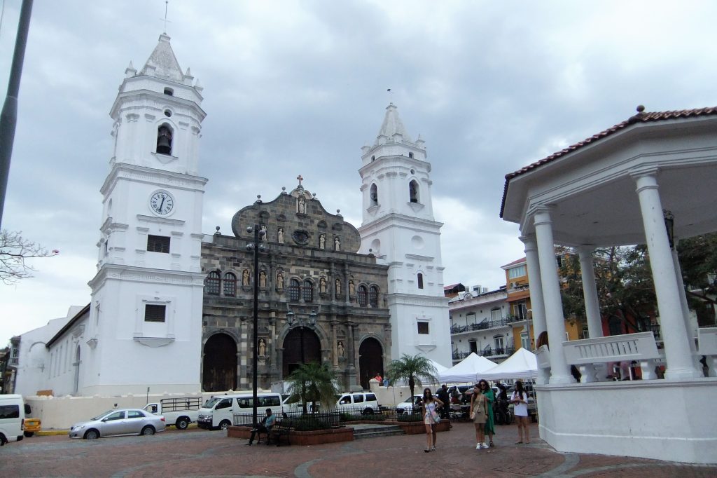 cathedral and gazebo Independence square casco viejo things to do in Panama City