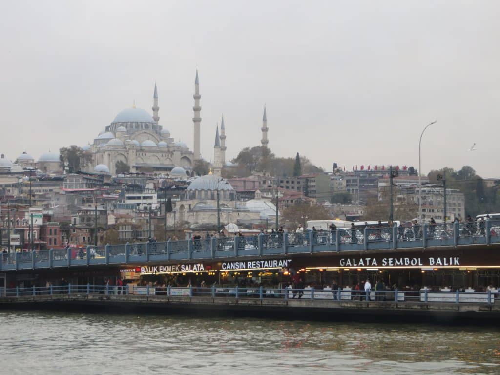 Tour Bosphorus Strait by Public Ferry Galata Bridge