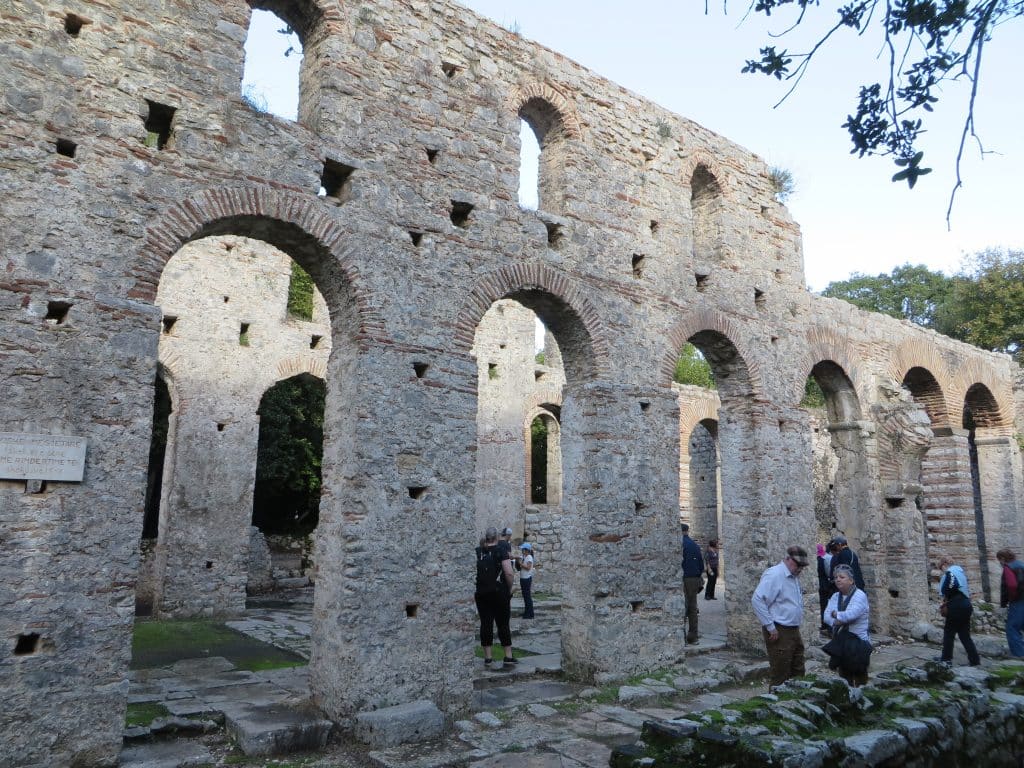 Butrint National Park Basilica ruins