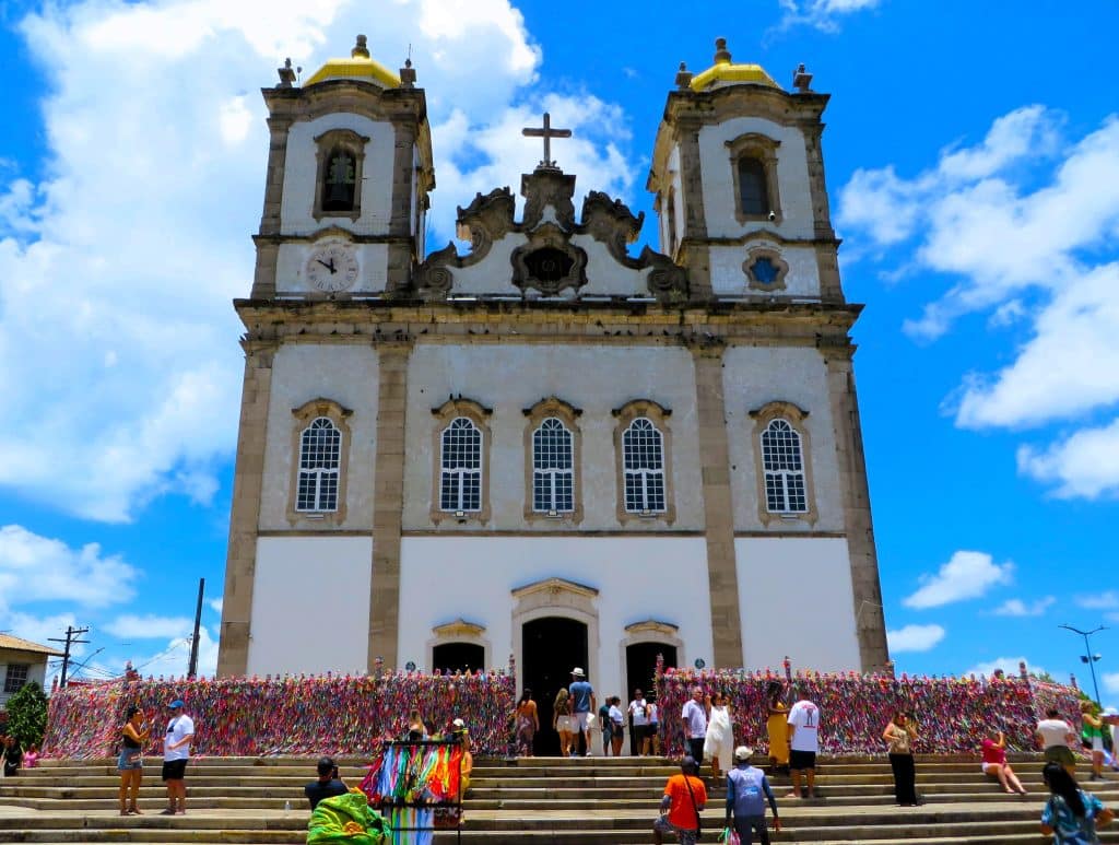 Bonfim Church colorful ribbons places to visit in Salvador